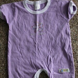 Key West Kid Wear 6-12M Romper Purple